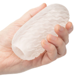 Двусторонний мастурбатор с серым стимулирующим шариком Reversible Squishy Ball Stroker (Цвет: прозрачный)