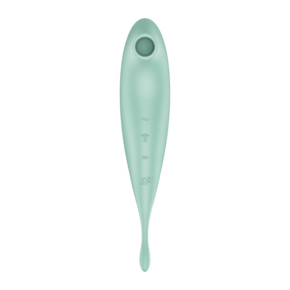 Вибростимулятор Satisfyer Twirling Pro Connect с управлением через приложение, мятный