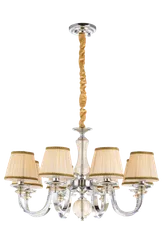 Люстра подвесная NewRgy 5360R/8 CHR, 8×40 Вт, хромированная