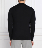 Хлопковый свитер Emporio Armani - темно-синий(6L1MXJ 1MBPZ)