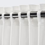 Комплект штор IKEA SILVERLONN (СИЛВЕРЛЁНН), Белый, 145x250 см, 2 шт