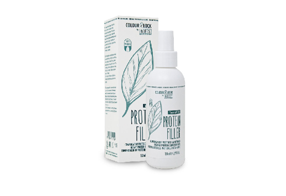 Несмываемый протеиновый спрей-филлер для волос Colour Lock Protein Filler (pH 3), BES, 150 мл