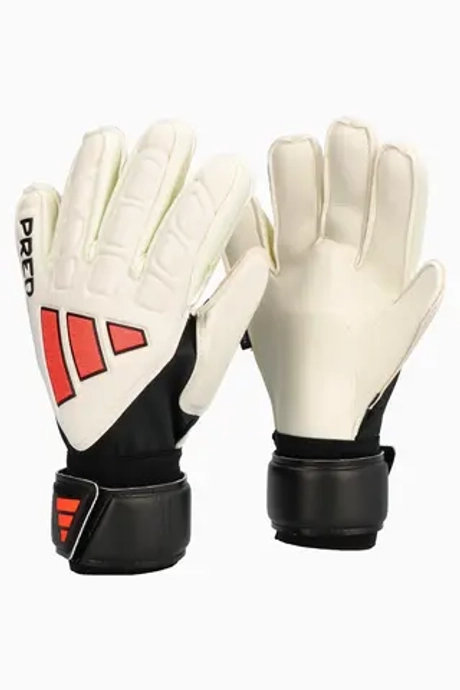 Вратарские перчатки adidas Predator Match Fingersave Junior - белый