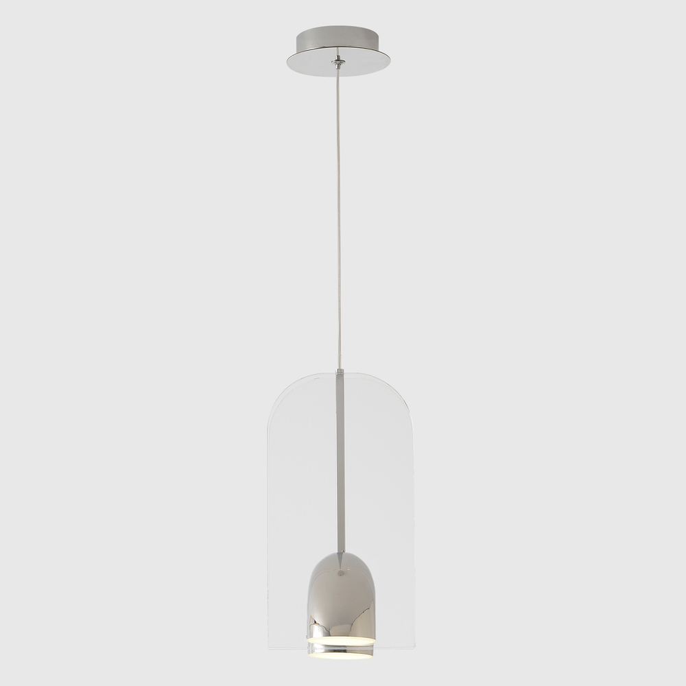 Подвесной светодиодный светильник Crystal Lux ELEMENT SP12W LED CHROME