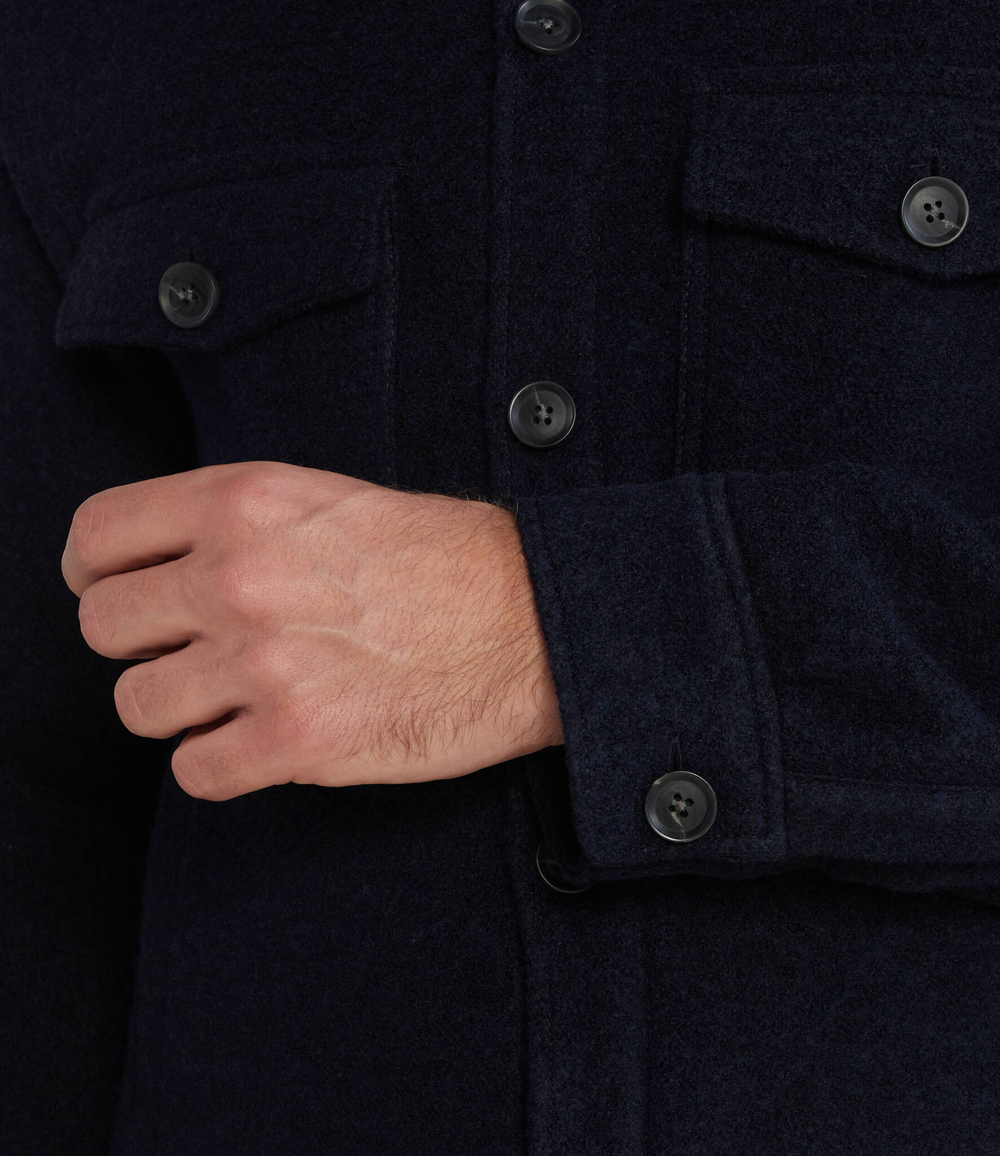 Рубашка Maverick Jacket Oscar Jacobson - темно-синий(83544875)