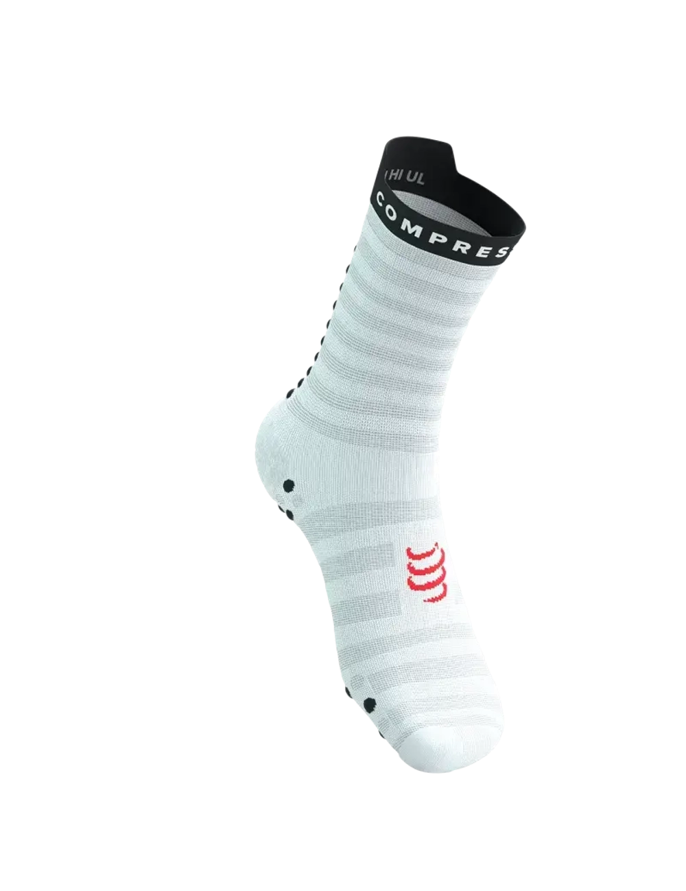 Носки Run Ultralight High v4 WHITE/FLUO RED/BLACK