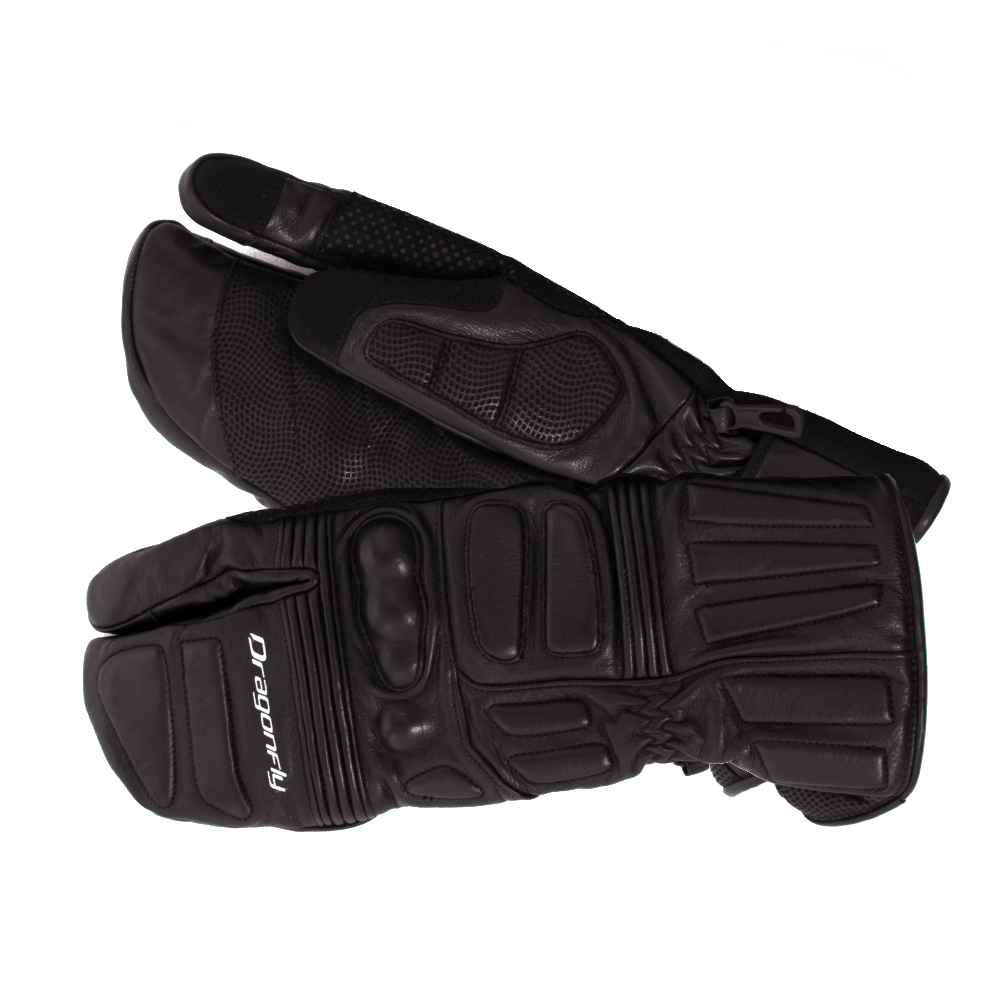 ВАРЕЖКИ СНЕГОХОДНЫЕ DRAGONFLY SNOWMOBILE LEATHER MITTENS