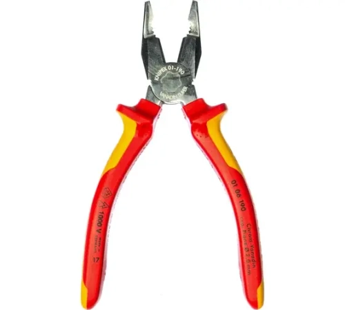 Плоскогубцы комбинированные KNIPEX KN-0106190