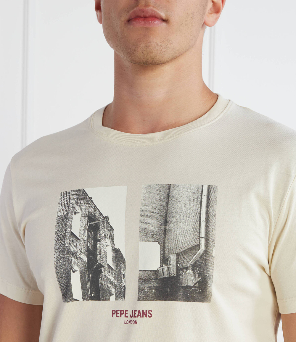 Футболка WORTH Pepe Jeans London - кремовый(PM508956)