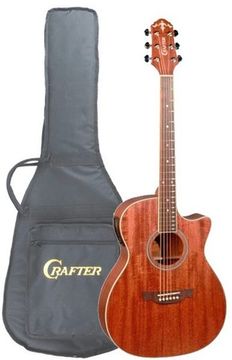 Гитара электроакустическая CRAFTER TE-6MH BR Чехол