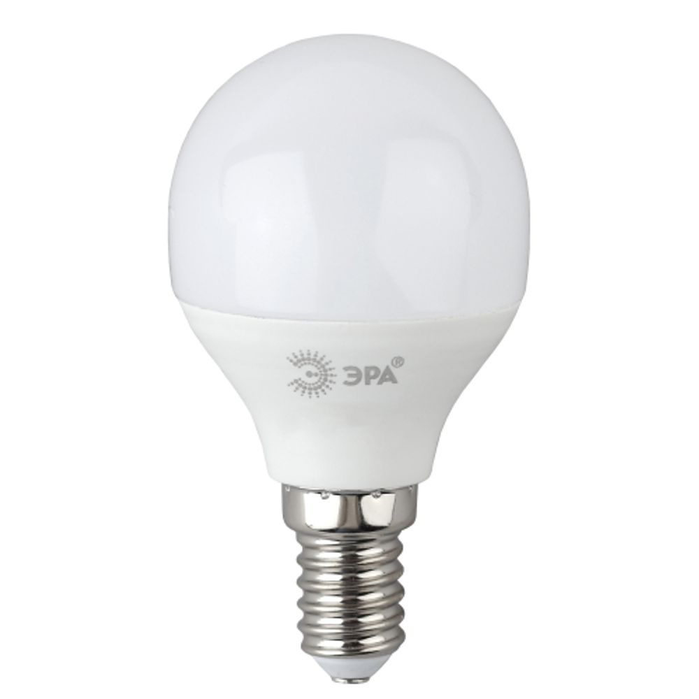 Лампа светодиодная ЭРА RED LINE LED P45-10W-865-E14 R 10Вт шар холодный дневной свет E14 | Лампы cветодиодные Шар (G/P)