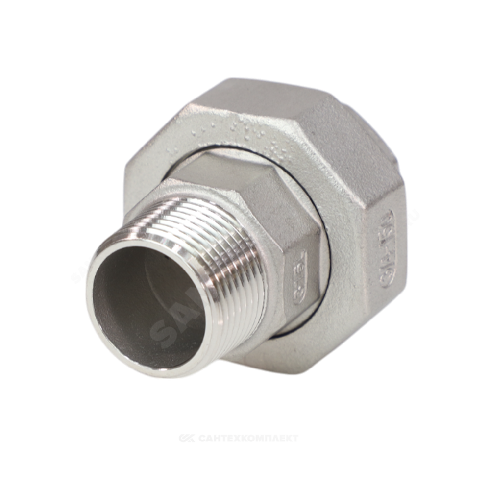Соединитель американка сталь нерж Ду 20 (3/4") ВР/НР Benarmo