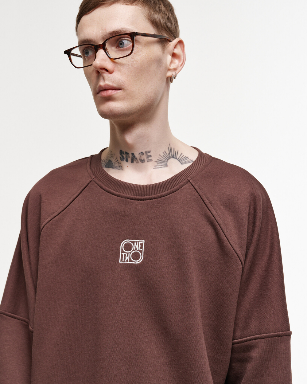 Raglan Sweatshirt LOGO French Roast