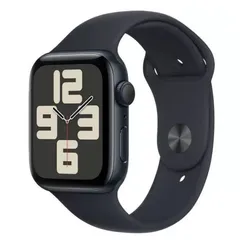 Часы Apple Watch SE (2024) 44mm Aluminium Case, Sport Band (Черный) M/L