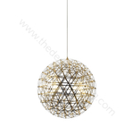Pendant design lamp  Raimond by Moooi (Gold,  D 43 cm)