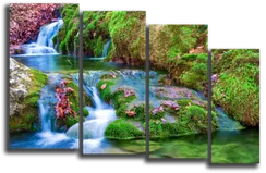 Модульная картина "Водопад"