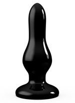 Черная анальная пробка MAGNUM 15 - 16 см.
