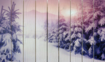 Панно из дерева Winter