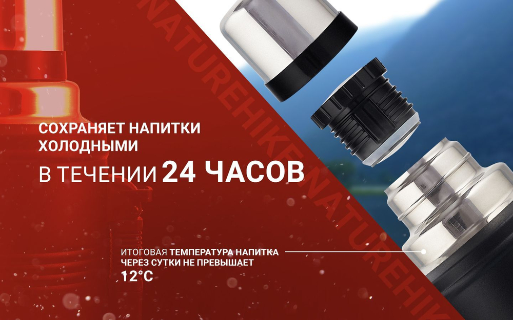 Термос Q-9H NH19SJ011 2.2L черный, 6927595740279