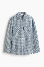Рубашка-куртка из ткани букле - H&M