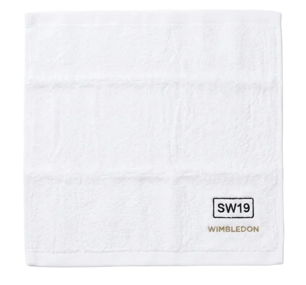 Полотенце теннисное Wimbledon Themed Face Towel Set 5P - white