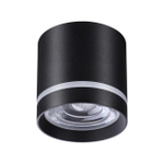 358491 OVER NT20 155 черный Накладной светодиодный светильник IP20 LED 4000K 12W 220V ARUM