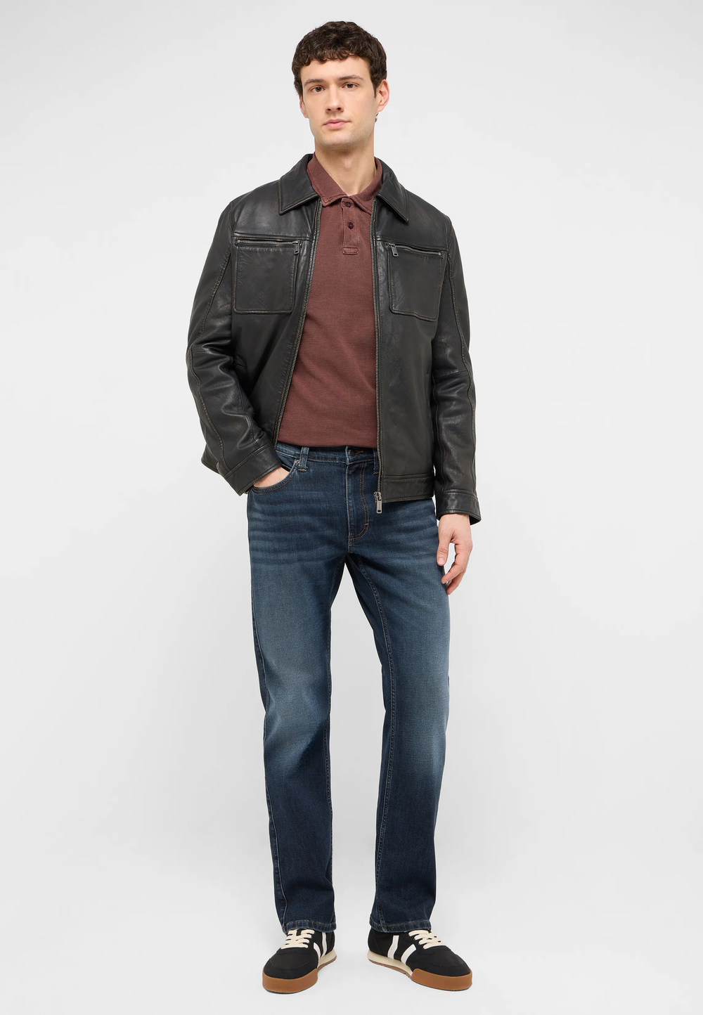 Джинсы мужские MUSTANG Style Tramper Straight Brushed