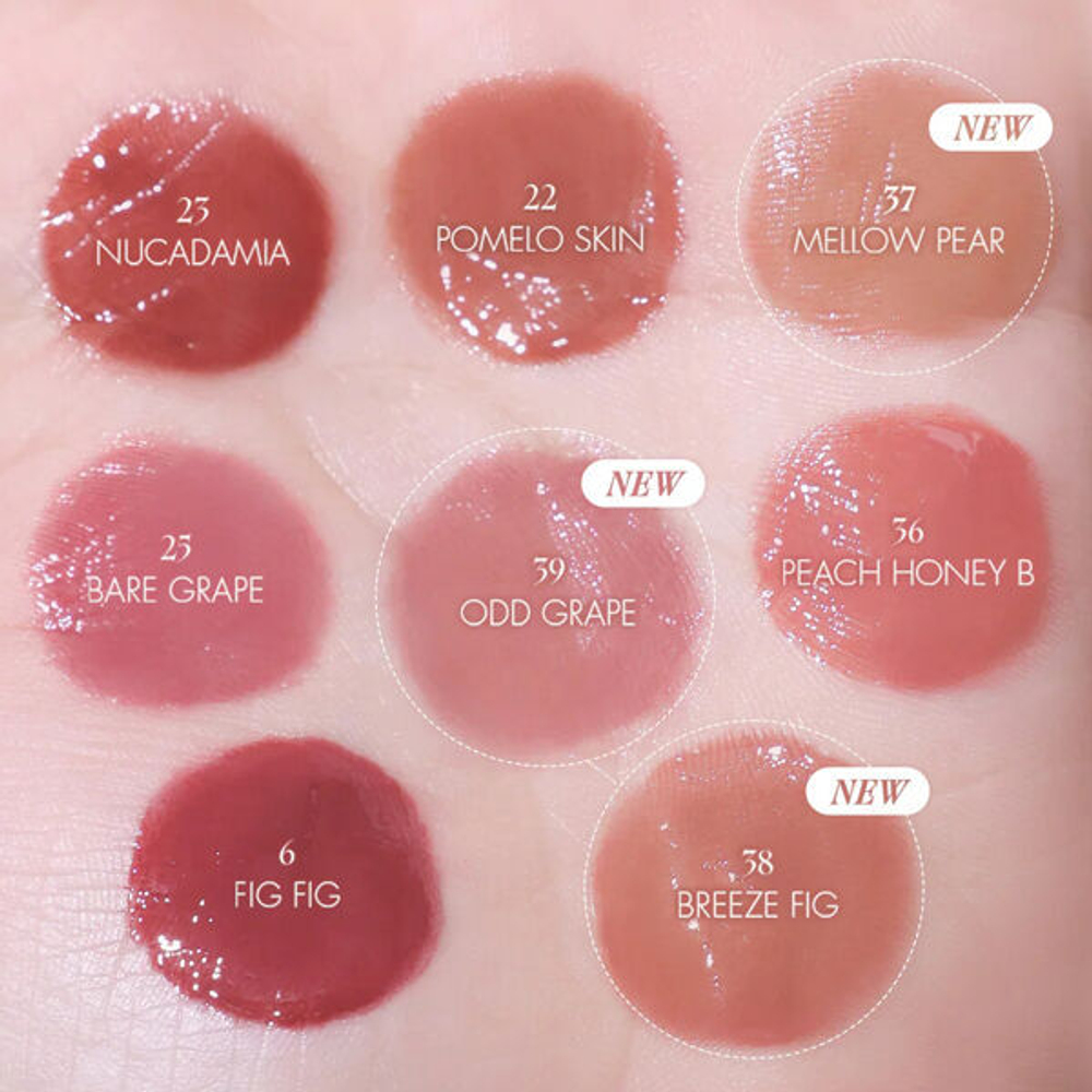 Сочный стойкий глянцевый тинт для губ Rom&Nd Juicy Lasting Tint #39 Odd Grape, 5.5гр