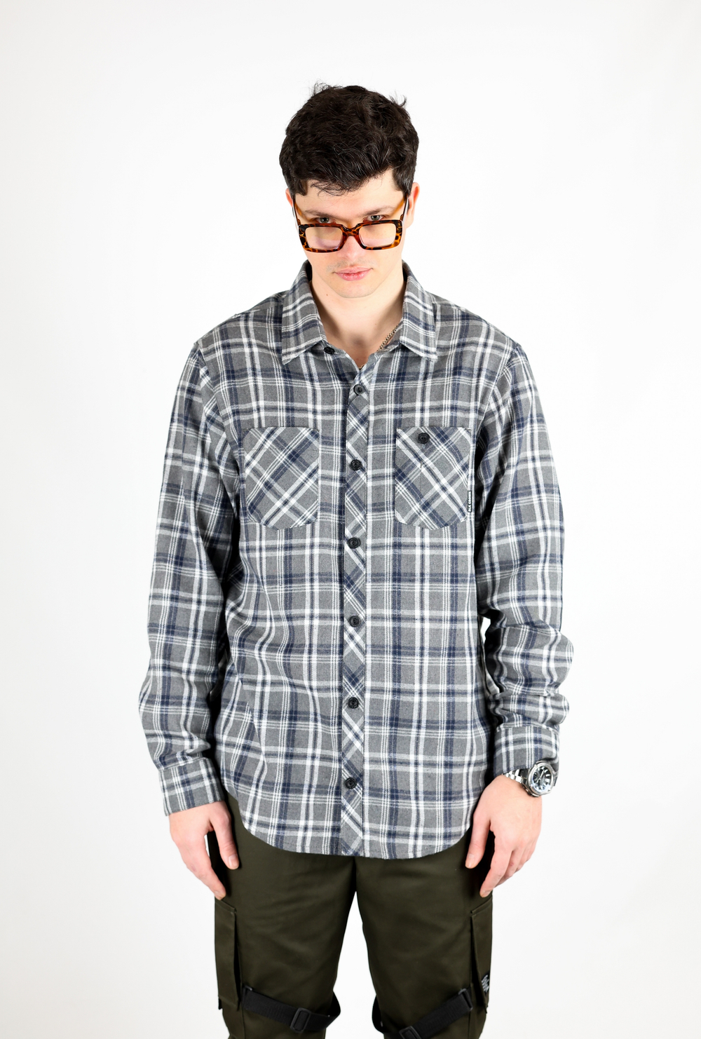 Рубашка BLK CROWN Lumberjack Зеленый