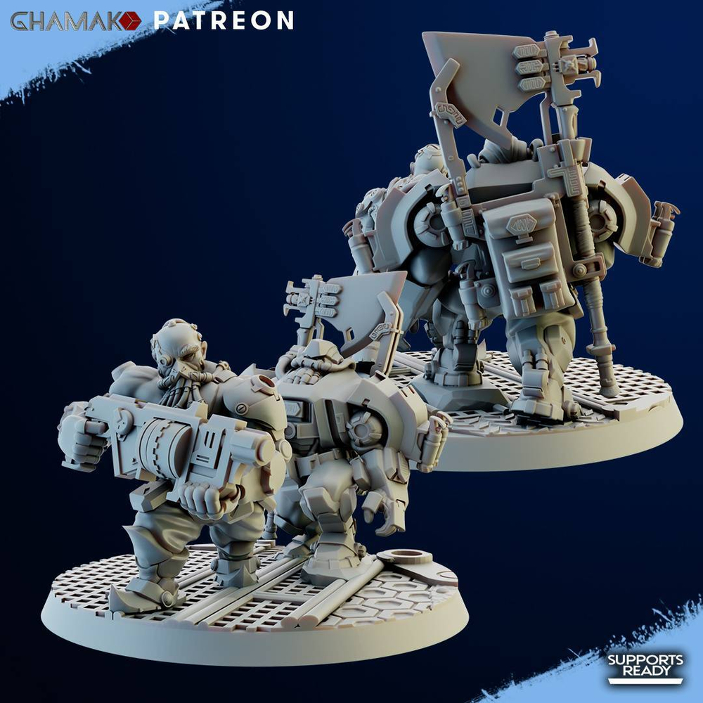 Votann Cthonian Beserk / Squat Rocket Team