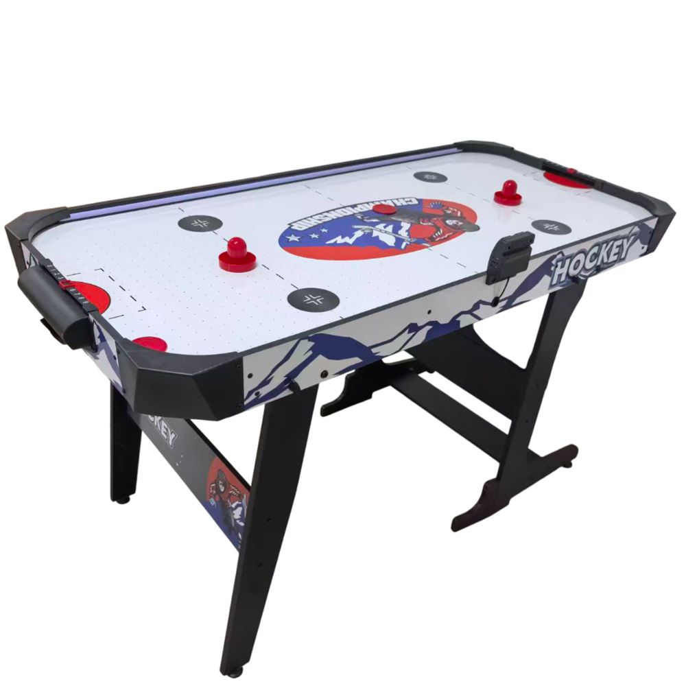 Игровой стол – аэрохоккей с подсветкой DFC Championship 53&amp;quot; 135 х 65 см, складной, белый