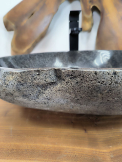 Раковина из речного камня RS-66329 47х39х15 из натурального камня