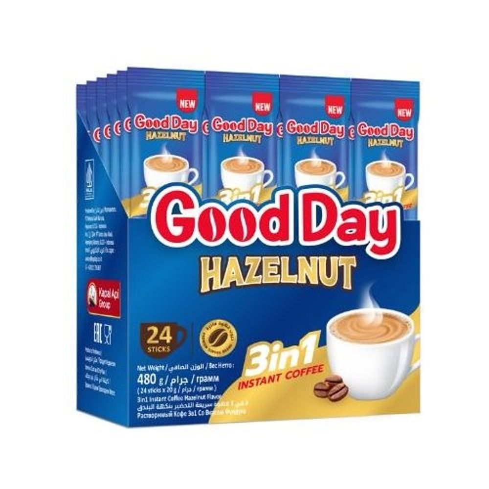 Кофе Good Day 3в1 Лесной орех 20г