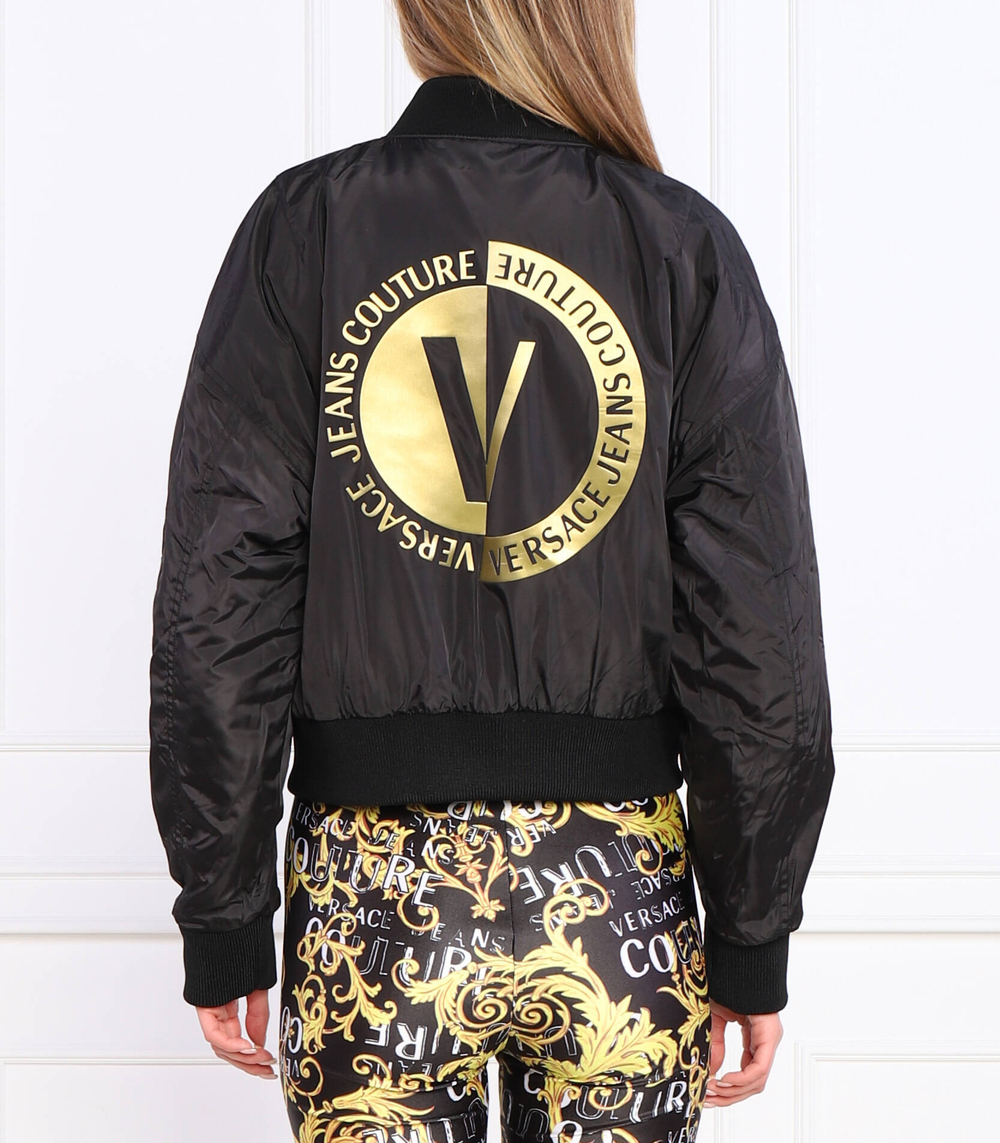 двухсторонняя куртка bomber Versace Jeans Couture - черный(74HAS408CQS51)