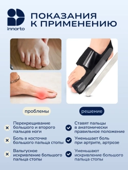 Ортез для вальгусного пальца ноги