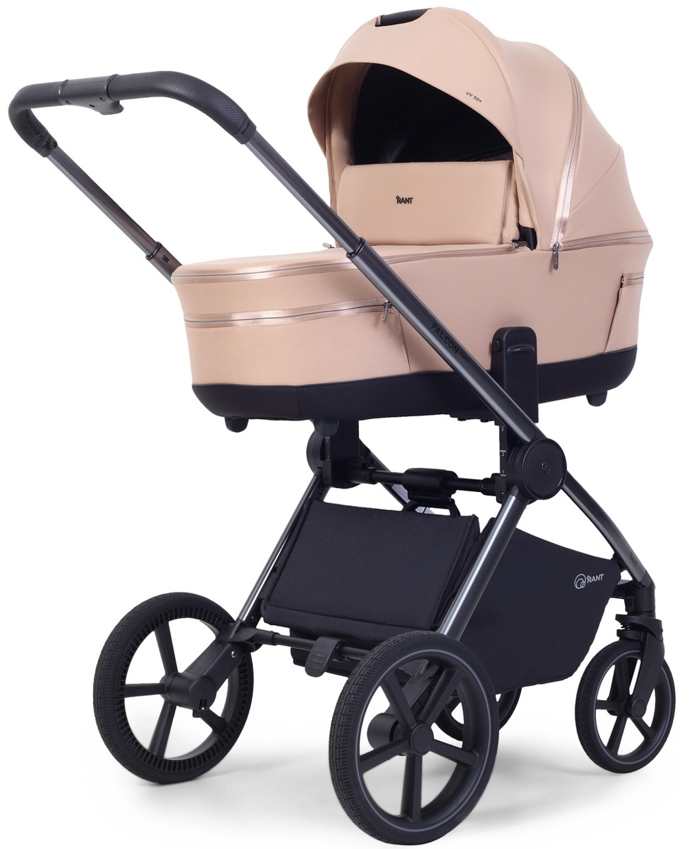 Детская коляска Rant Falcon Soft Therm 3 в 1 с автокреслом Cruise Grey Beige