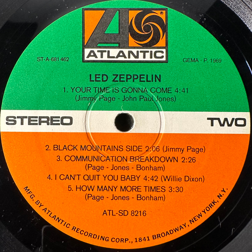 Led Zeppelin ‎– Led Zeppelin (Германия 1970г.)