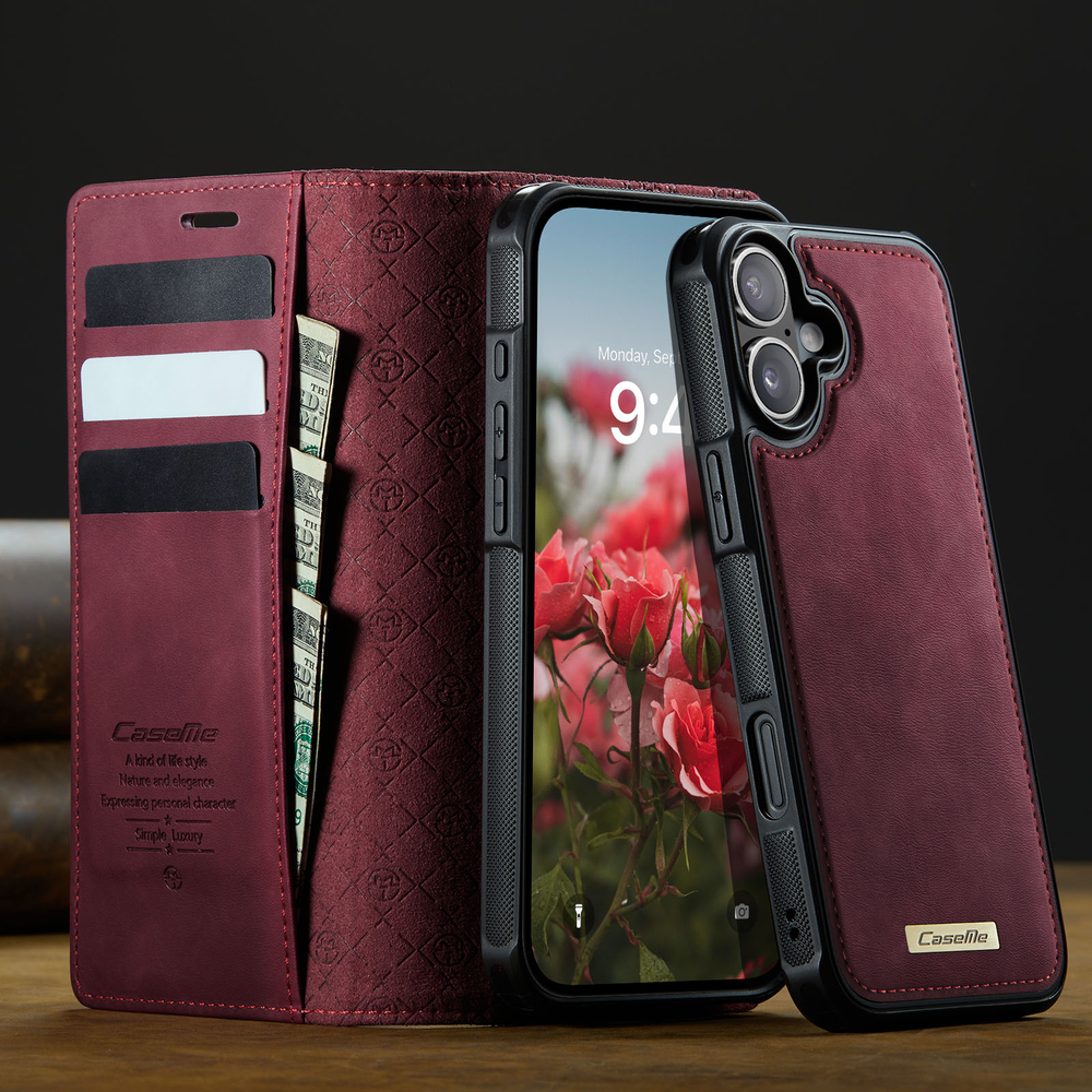 Чехол-кошелек CaseMe 2 in 1 MagSafe iPhone 17