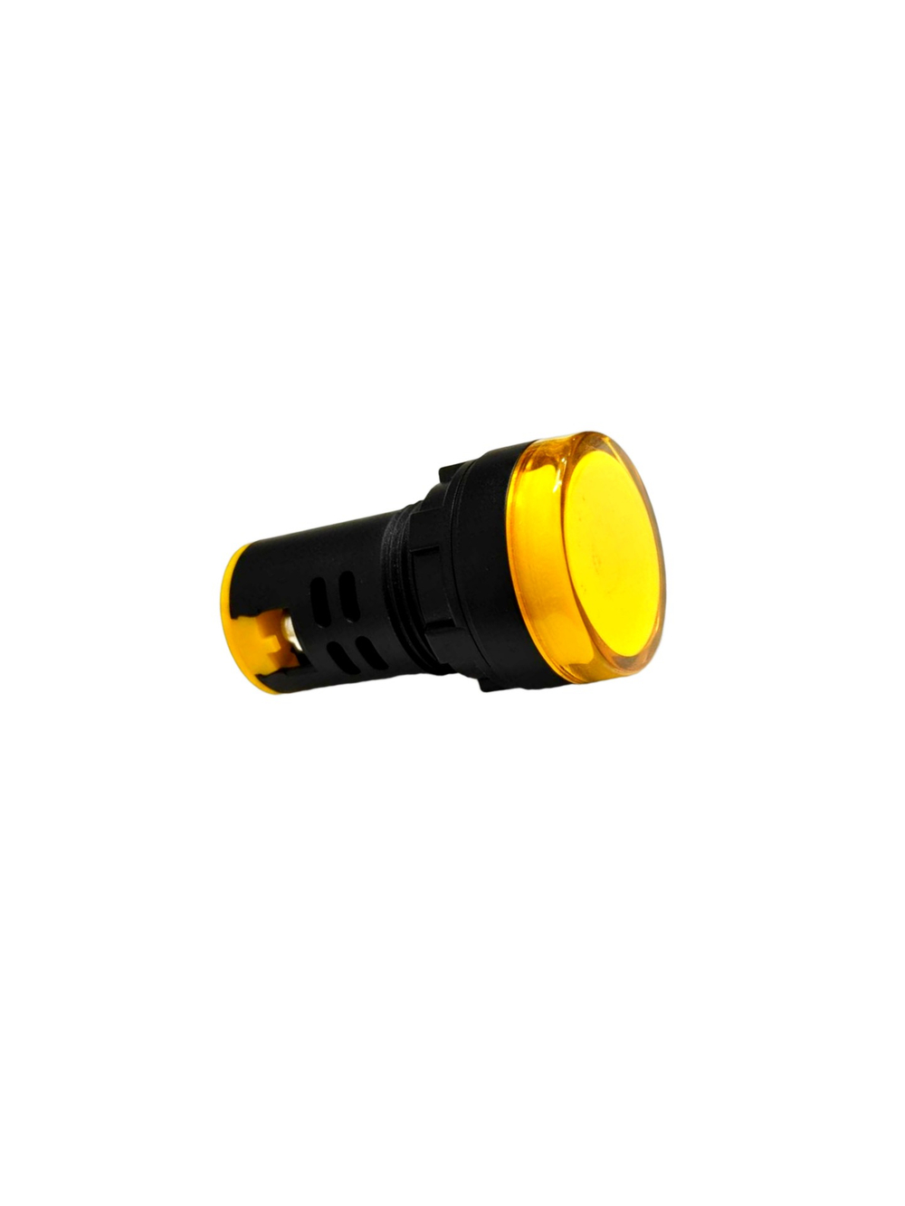 Лампа желтая 220VAC, D22 (10 штук)