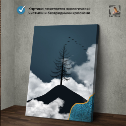 Картина karTTina "Пушистые одуванчики", 150 см х 70 см