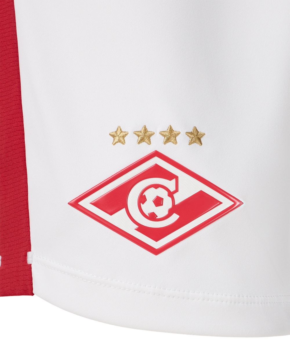 Шорты игровые Jögel PREMIER PerFormDRY Spartak Home Shorts, белый/красный