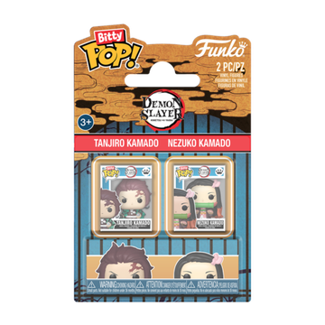 Фигурки Funko Bitty POP! Demon Slayer Tanjiro Kamado + Nezuko Kamado 2шт 93996