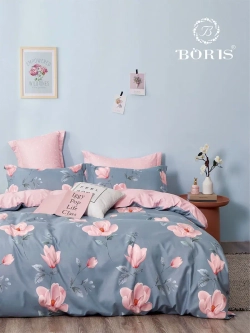 Постельное белье семейное на резинке Boris
