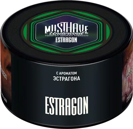 Табак для кальяна Must Have Undercoal 25г Estragon (Тархун)