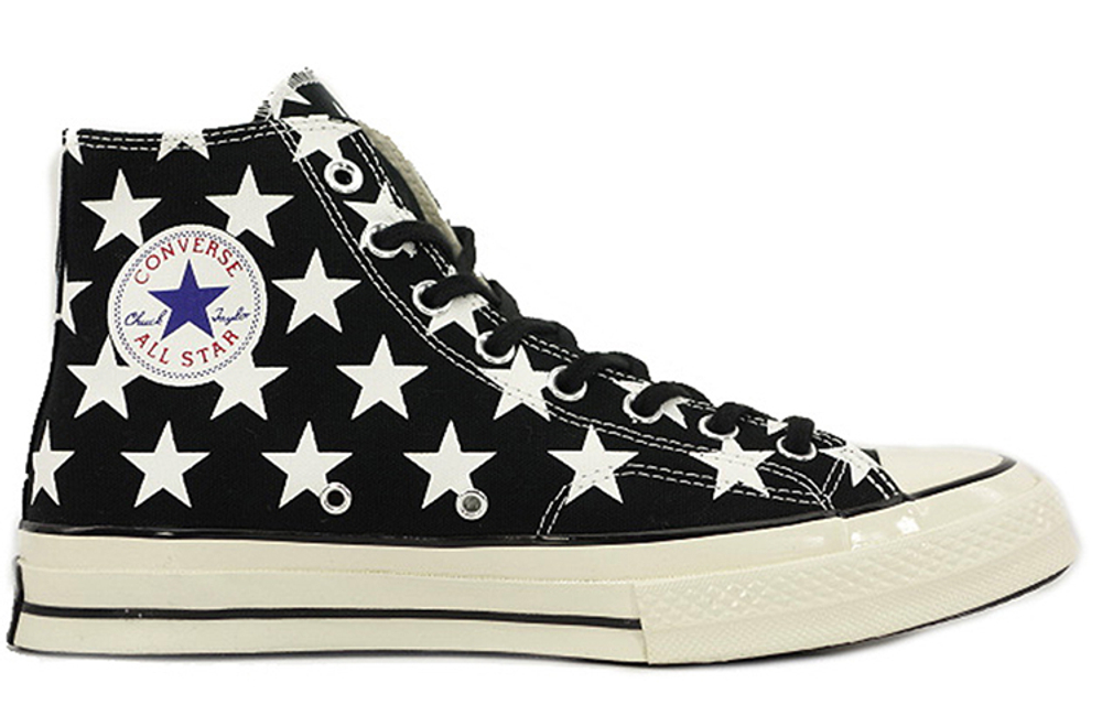 Converse 1970s Chuck Baby"s Breath High top Canvas Shoes Unisex Black