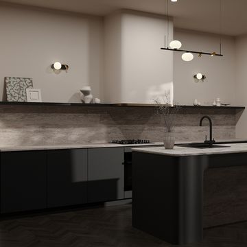 Подвесной светильник со спотами 2*G9/6W 3000K MOD350PL-02BBS чёрный/латунь Inversio Modern Maytoni