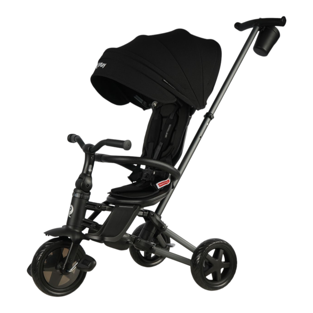 Велосипед трехколесный Qplay S700-16 Sprinter Black (EVA/Graphite)