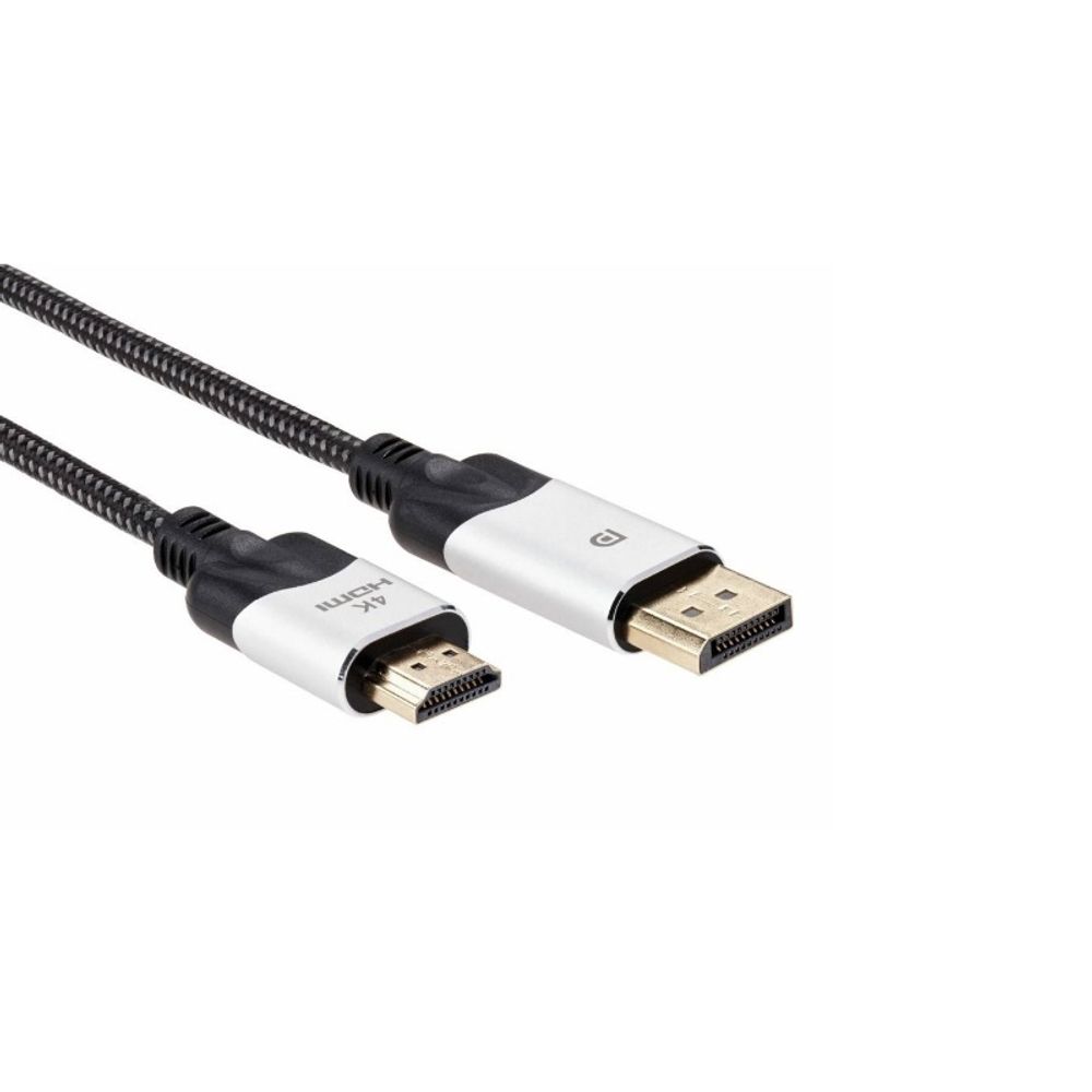 Кабель-переходник VCOM DisplayPort M - HDMI M (4K@60Hz) 1.8m Кабель-переходник VCOM DisplayPort M - HDMI M (4K@60Hz) 1.8m