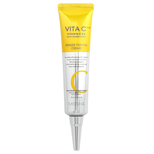 Missha, Vita C Plus, тонизирующий крем-ластик, 30 мл (1,01 жидк. унц.)