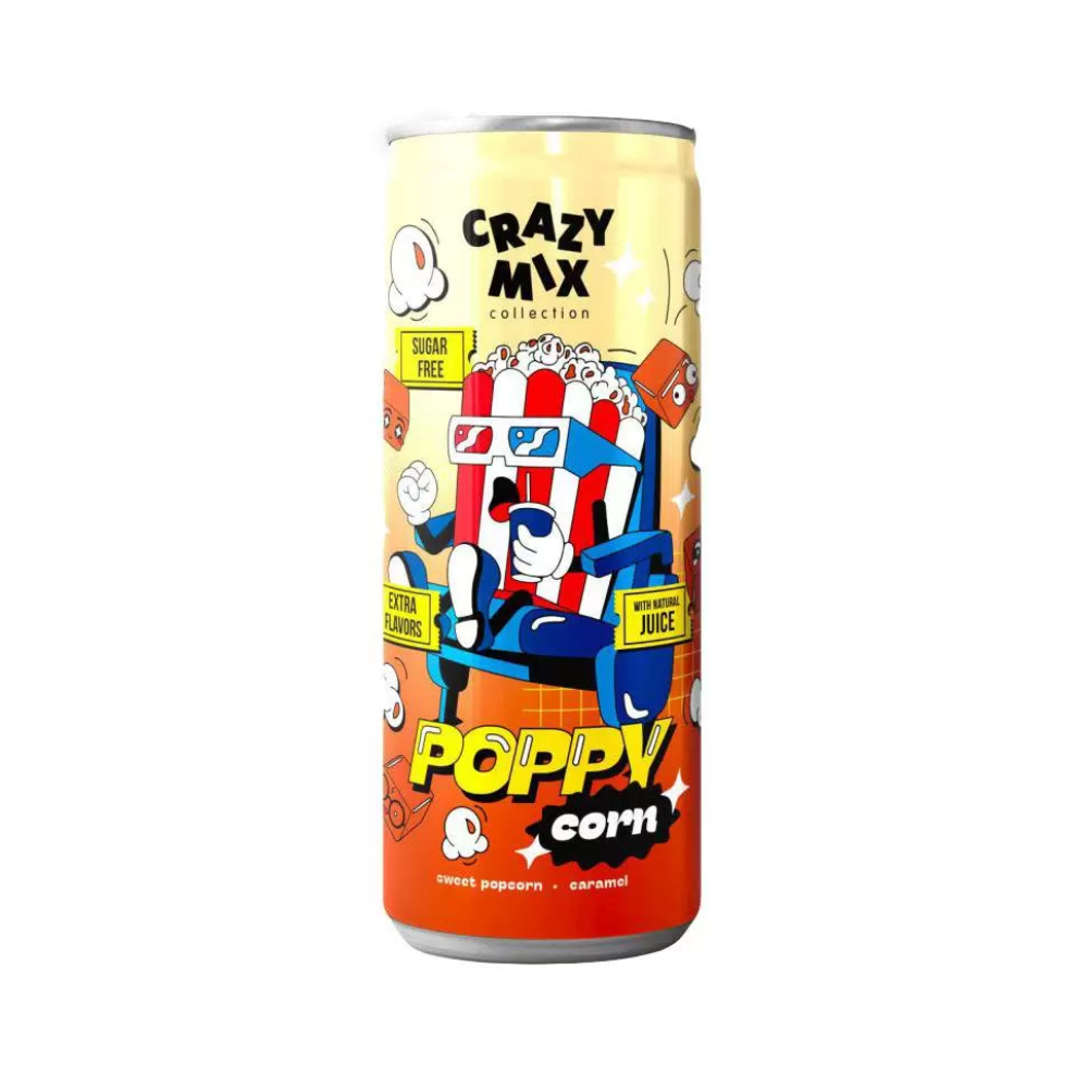 Напиток Crazy MIX Попкорн 0,33л